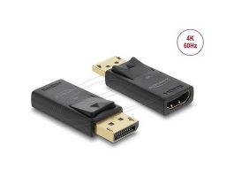 DELOCK DisplayPort 1.2 male > HDMI female 4K HDR aktív Átalakító (61086)