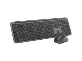 LOGITECH Billentyűzet + egér - MK950 Signature Slim Vezeték Nélküli Combo Grafitszürke, HUN (Festett) (920-012490HU)