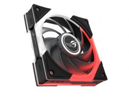 ASUS ROG EURUX GR120 ARGB Reverse Rendszerhűtő Ventilátor, 12cm (GR120-1R/BK) fekete