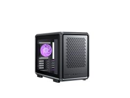 COOLER MASTER Ház Mini-ITX/Micro-ATX MasterFrame 400 Mesh Black, Tápegység nélkül, fekete (MF400M-KHNN-S00)