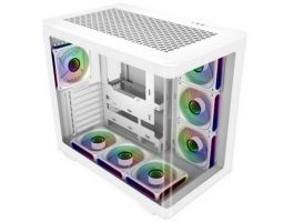 COOLER MASTER Ház ATX Elite 600 White 7*ARGB, Tápegység nélkül, fekete (E600-WGNN-S02)