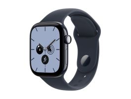Apple Watch Series 12 GPS + Cellular 42mm Night Blue Ceramic Case with Navy Blue Sport Band - M/L (MJH04MP/A)