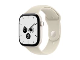 Apple Watch Series 12 GPS + Cellular 46mm Pearl White Ceramic Case with Sand Sport Band - M/L (MJH24MP/A)