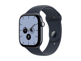 Apple Watch Series 12 GPS + Cellular 46mm Night Blue Ceramic Case with Navy Blue Sport Band - S/M (MJH34MP/A)