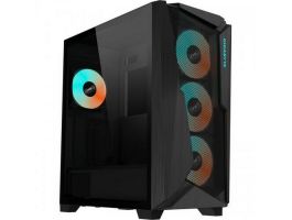 GIGABYTE C301G V2 PC ház, Tápegység nélkül, Fekete, Üvegfalú