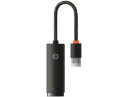 Baseus Lite USB Type-A Megabit Ethernet adapter, fekete (WKQX000001)