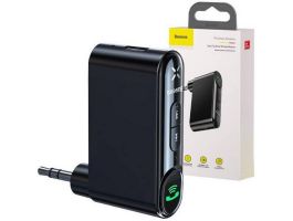 Baseus BSBA-02 AUX Bluetooth audió vevő, fekete (WXQY010001)