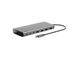 Belkin Connect Universal USB-C 8-in-1 Dual Display Core Hub - Silver (INC015BTSGY-CZ)