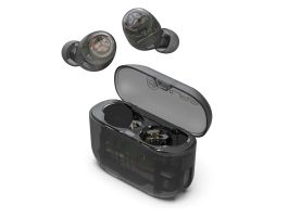 JLAB Go Air Pop True Wireless Earbuds w USB-A plug - Clear