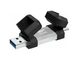 SILICON POWER Mobile C51 OTG USB 3.2 Gen1/Type-C Pendrive, 256GB, Szürke (SP256GBUC3C51V1S)