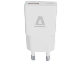 AVAX CH641W NANO SLIM 30W töltő adapter USB-C (PD3.0)+USB-A (QC3.0), fehér