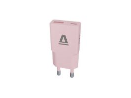 AVAX CH641P NANO SLIM 30W töltő adapter USB-C (PD3.0)+USB-A (QC3.0), rózsaszín