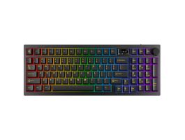 AVAX GM03 PRO 98% Gasket RGB tri-mode mechanikus billentyűzet AVAX EF Silent switch, magyar kiosztás (AVAX GM03EF PRO)