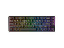 AVAX GM01 PRO 65% RGB tri-mode mechanikus billentyűzet Gateron piros switch, magyar kiosztás (AVAX GM01R PRO)
