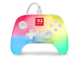 PowerA Advantage vezetékes kontroller Nintendo Switch 2 Lumectra - Fehér (NSGP0524-01)