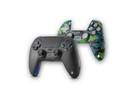 Spartan Gear - Sarissa vezeték nélküli kontroller - Fekete + Camo előlap (PS5) (SGCPCPS501B)