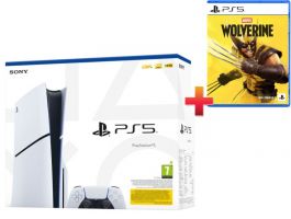 Sony Playstation 5 Slim konzol, E-Chassis, 1TB + Wolverine csomag