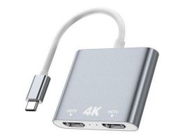AVAX HB902 PRIME Type C 3.2 - 2xHDMI 4K60Hz DUAL monitor adapter