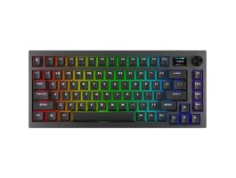 AVAX GM02 75% Gasket RGB mechanikus vezetékes billentyűzet Outemu barna switch, magyar kiosztás (AVAX GM02B)