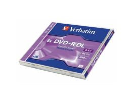 VERBATIM  DVD+R lemez, kétrétegű, 8,5GB, 8x, 1 db, normál tok, "Double Layer" (43541)