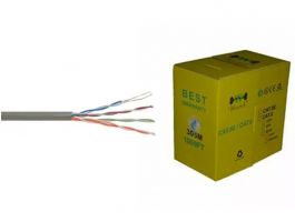 WIRETEK UTP Falikábel dobozos CAT 6 305m 26AWG beige