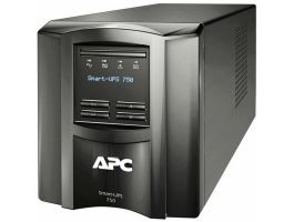 APC Smart-UPS SMT750IC (6 IEC13) 750VA (500 W) LCD 230V, LINE-INTERACTIVE szünetmentes tápegység, torony - USB interfész