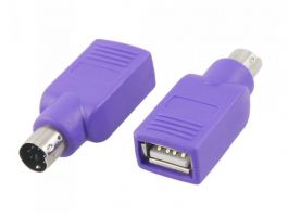 ROLINE PS2 - USB átalkaító Billentyűzethez (12.99.1073) lila