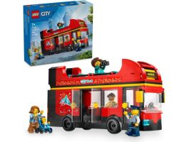 LEGO City Piros emeletes turistabusz játék (60407)