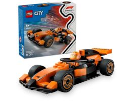 LEGO City F1-es pilóta McLaren versenyautóval, minijárművet tartalmazó játékkészlet (60442)