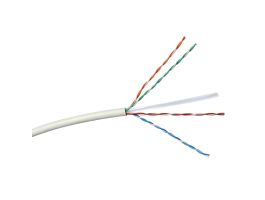 LEGRAND fali kábel réz Cat6 árnyékolatlan (U/UTP) 4 érpár (AWG23) PVC fehér Eca 305m-kartondoboz Linkeo (632724)