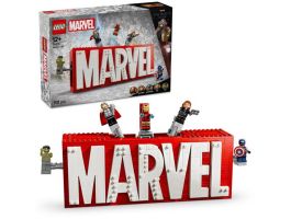 LEGO | Marvel: MARVEL logó és minifigurák, gyűjthető és megépíthető szett (76313)