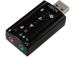 LogiLink USB 2.0 Virtuális Audió Adapter 7.1 csatornás (UA0078)