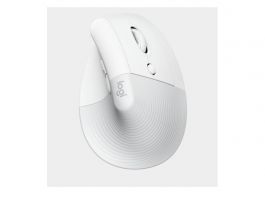 Logitech Lift for Mac Vertical Ergonomic Mouse - Off-White/Pale Grey (910-006477)