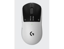 LOGITECH Egér - Pro X 2 SUPERSTRIKE Vezeték Nélküli Gaming Haptikus, Fekete-Fehér (910-007776)
