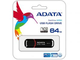 ADATA Pendrive 64GB UV150 USB 3.0 Fekete