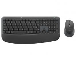 LOGITECH Billentyűzet + egér - MK880 Signature Comfort Plus Vezeték Nélküli Combo, HUN (920-014162)