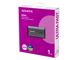 ADATA SSD Külső USB 3.2 1TB SE880 Elite, Szürke (AELI-SE880-1TCGY)