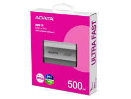 ADATA SD810 USB 3.2 külső SSD, 500GB (SD810-500G-CSG) Szürke