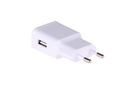 AKYGA hálózati gyorstöltő, 1xUSB, 2.4A 12W (AK-BC-CH-11) Fehér