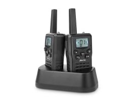 Alecto FR10BU Walkie-Talkie szett, 2db, Hatótáv: 10km, 8 csatorna (FR200BK)