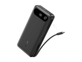 ANKER Powerbank 20000mAh, 65W, 1xUSB-C, 1xUSB-A, fekete - A1383H11