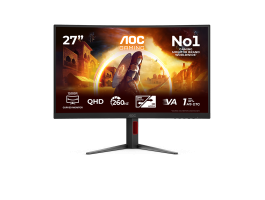 AOC CQ27G4Z2 27" QHD VA Ívelt 260Hz Gaming monitor
