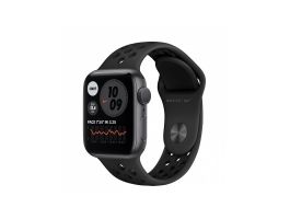 Apple Watch Nike S6 GPS, 40mm (M00X3HC/A) asztroszürke alumíniumtok, Nike fekete sportszíj