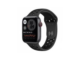 Apple Watch Nike S6 GPS + Cellular, 44mm (M09Y3HC/A) asztroszürke aluminium tok, fekete Nike sport szíj