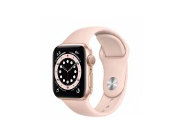Apple Watch S6 GPS, 40mm (MG123HC/A) arany alumíniumtok, pink sportszíj