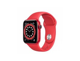 Apple Watch S6 GPS, 40mm (M00A3HC/A) PRODUCT(RED) aluminiumtok, with PRODUCT(RED) sportszíj