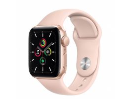 Apple Watch SE GPS, 40mm (MYDN2HC/A) Arany alumíniumtok, pink sportpánt