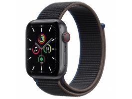 Apple Watch SE GPS + Cellular 44mm (MYF12HC/A) Asztroszürke alumíniumtok, hamuszürke sportpánt