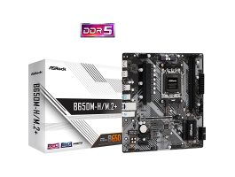 ASROCK Alaplap AM5 B650M-H/M.2+ AMD B650, mATX