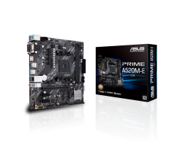 ASUS Alaplap AM4 PRIME A520M-E/CSM AMD A520, mATX